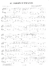 descargar la partitura para acordeón Au jardin d'enfants (Valse Lente) en formato PDF