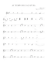 download the accordion score Au temps des valseurs in PDF format