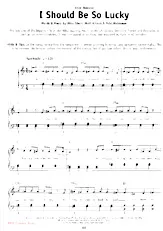 descargar la partitura para acordeón I should be so lucky (Chant : Kylie Minogue) en formato PDF