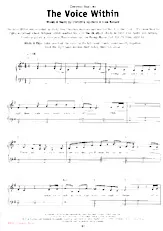 descargar la partitura para acordeón The voice within en formato PDF