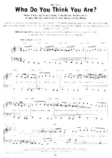 download the accordion score Who do you think you are (Chant : Les Spice Girls) in PDF format