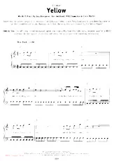 download the accordion score Yellow in PDF format