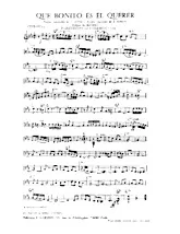 descargar la partitura para acordeón Que bonito es el querer (Paso Doble) en formato PDF