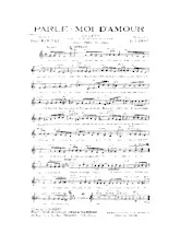 télécharger la partition d'accordéon Parle-moi d'amour (Boléro) au format PDF