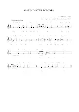 télécharger la partition d'accordéon Gaude mater Polonia (Slow Hymn) au format PDF