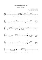 télécharger la partition d'accordéon Gdy narod do boju (Arrangement : Don Juana) (Marche) au format PDF