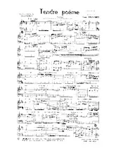 télécharger la partition d'accordéon Tendre poème (Orchestration) (Tango) au format PDF