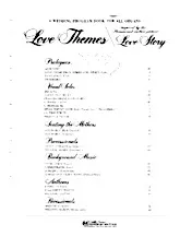 télécharger la partition d'accordéon A Wedding Program For Organs / Love Theme / Inspiré de Love Story au format PDF
