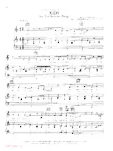 descargar la partitura para acordeón Kids (Chant : Tammy Wynette) en formato PDF