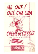 télécharger la partition d'accordéon Crème de cassis (Orchestration) (Cha Cha Cha) au format PDF