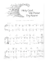 scarica la spartito per fisarmonica Holy God, we praise thy name (Valse lente) in formato PDF