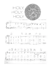 télécharger la partition d'accordéon Holy, holy, holy (Ballade) au format PDF