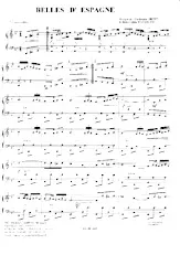 scarica la spartito per fisarmonica Belles d'Espagne (Paso Doble) in formato PDF