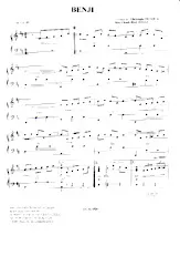 descargar la partitura para acordeón Benji (Valse) en formato PDF