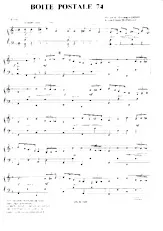 download the accordion score Boîte postale 74 (Fox) in PDF format