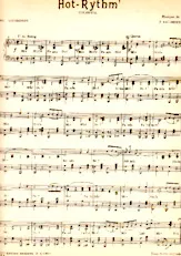 télécharger la partition d'accordéon Hot Rythm' (Swing Fox) au format PDF