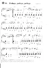 download the accordion score Perhaps, perhaps, perhaps (Quizas, quizas, quizas) (Qui sait, qui sait, qui sait) (Boléro) in PDF format