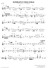 scarica la spartito per fisarmonica Bonheur et paso doble in formato PDF