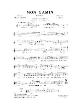 descargar la partitura para acordeón Mon Gamin (Boléro) en formato PDF