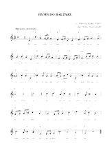 télécharger la partition d'accordéon Hymn do Baltyku (Marche) au format PDF