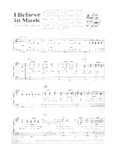 télécharger la partition d'accordéon I believe in music (Country Swing Madison) au format PDF