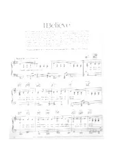 télécharger la partition d'accordéon I believe (Chant : Jane Froman / Frankie Laine) (Slow) au format PDF