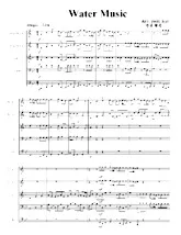 scarica la spartito per fisarmonica Water Music (Arrangement : Jeon Hun) (Quintet Brass) (Parties Cuivres) in formato PDF