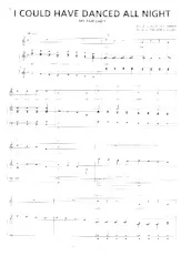 télécharger la partition d'accordéon I Could Have Danced All Night (My Fair Lady) (Piano) au format PDF
