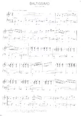scarica la spartito per fisarmonica Baltissimo (Valse Jazz) in formato PDF