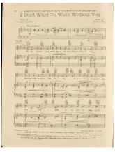 télécharger la partition d'accordéon I don't want to walk without you (Du Film : Sweater Girl) (Chant : Betty Jane Rhodes) (Slow Fox-Trot) au format PDF