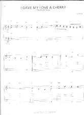 télécharger la partition d'accordéon I gave my love a cherry (Arrangement : Gary Meisner) (The Riddle song) (Fox) au format PDF