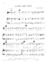 descargar la partitura para acordeón Little girl gone en formato PDF