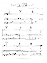 scarica la spartito per fisarmonica Love the world away (Du Film : Urban Cowboy) (Chant : Kenny Rogers) in formato PDF