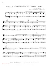 descargar la partitura para acordeón The legend of Bonnie and Clide en formato PDF