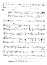 descargar la partitura para acordeón Je viens d'épouser la marquise (Chanson Sketch) en formato PDF