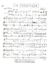 descargar la partitura para acordeón Le gondolier (Valse Lente) en formato PDF