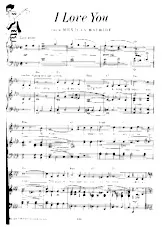 télécharger la partition d'accordéon I love you (Du Film : Mexican Hayride) (Arrangement : Albert Sirmay) (Chant : Jo Stafford) (Slow Fox-Trot) au format PDF