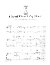 télécharger la partition d'accordéon I need thee ev'ry hour (Chant : Fernando Ortega) (Valse Lente) au format PDF