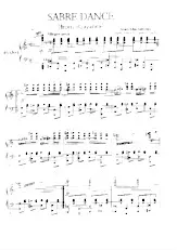 télécharger la partition d'accordéon Sabre Dance (from Gayane) (Transcribed by : György Cziffra) (Piano) au format PDF