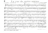 télécharger la partition d'accordéon La rue de notre amour (Chant : Damia / Lina Margy) (Valse) au format PDF