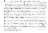 descargar la partitura para acordeón La rue de notre amour (Chant : Damia / Lina Margy) (Valse) en formato PDF