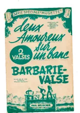 télécharger la partition d'accordéon Barbarie Valse (Orchestration) au format PDF