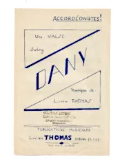 scarica la spartito per fisarmonica Dany (Valse Swing) in formato PDF