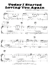 descargar la partitura para acordeón Today I starred loving you again (Chant : Kenny Rogers) (Slow) en formato PDF