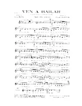 download the accordion score Ven a bailar (Cha Cha Cha) in PDF format