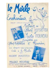 scarica la spartito per fisarmonica Le merle enchanteur (Valse Variations) in formato PDF