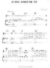 descargar la partitura para acordeón If you asked me to (Slow) en formato PDF