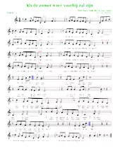 download the accordion score Als de zomer weer voorbij zal zijn (Arrangement : Luc Markey) (Rumba) in PDF format