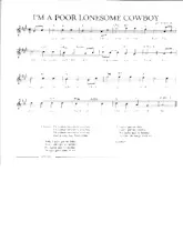 scarica la spartito per fisarmonica I'm a poor lonesome cowboy (Arrangement : Frank Rich) (Chant : Pats Woods) (Swing Madison) in formato PDF