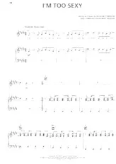 descargar la partitura para acordeón I'm too sexy (Interprètes : Right Said Fred) (Disco) en formato PDF